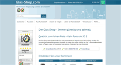 Desktop Screenshot of glas-shop.com